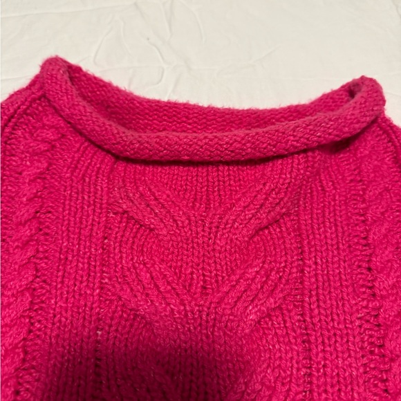 Pilcro from Anthropologie pink cable sweater. Size M. NWOT! - Picture 12 of 14